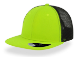 Casquette visière plate style trucker