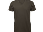 Tee-shirt homme col v en coton bio