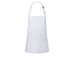 Tablier à bavette court avec boucle et poche