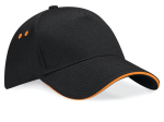 Casquette 5 panneaux bicolore