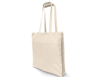 Sac shopping en coton recyclé avec soufflet