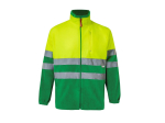 Veste polaire bicolore haute visibilité