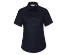 Ladies' short sleeve tailored oxford shirt