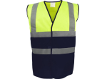 Gilet de sécurité bicolore