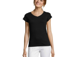MOON T-SHIRT FEMME COL V