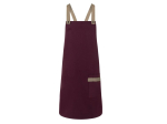 Tablier à bavette urban-look avec bretelles croisées et poche