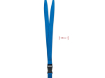 WIDE LANY - Lanyard crochet métal 25mm