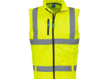 Bodywarmer softshell haute visibilité