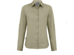 Chemise manches longues en polyester recyclé femme