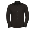 Men's long sleeve fitted stretch shirt