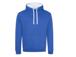 Sweat capuche contrastée