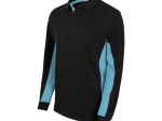 Polo bicolore manches longues
