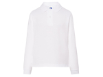 Polo piqué enfant manches longues