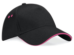 Casquette 5 panneaux bicolore