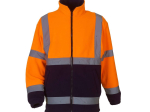 Veste polaire épaisse haute visibilité