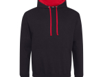 Sweat capuche contrastée