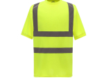 Tee-shirt manches courtes haute visibilité
