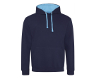 Sweat capuche contrastée