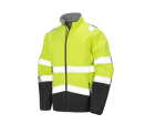 Veste softshell de travail haute visibilité