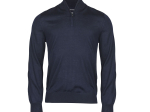Pull col zippé