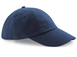 Casquette basse en coton sergé lourd