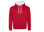 Sweat capuche contrastée
