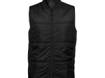 Bodywarmer unisexe avec bord côte au col