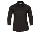 Ladies' 3/4 sleeve fitted stretch shirt