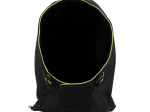 Capuche en softshell avec biais contrasté