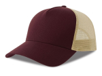 Casquette 5 pans style trucker en coton
