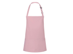 Tablier à bavette court avec boucle et poche