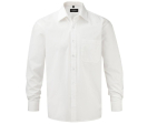 Men's long sleeve classic pure cotton poplin shirt