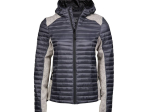 Doudoune capuche crossover femme