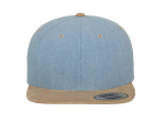 Casquette snapback toucher velours