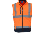 Bodywarmer softshell haute visibilité