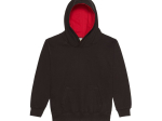 Sweat enfant capuche contrastée