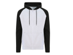 Sweat baseball zippé