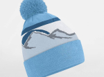 Bonnet avec pompon mountain peaks