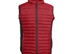 Bodywarmer bi-matière homme