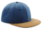 Casquette visière aspect daim