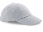 Casquette basse en coton sergé lourd