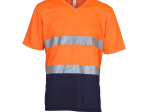 Tee-shirt haute visibilité col v