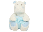 Peluche hippopotame et couverture