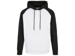 Sweat capuche manches et capuche contrastées