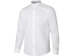 Chemise à manches longues à col mao