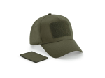 Casquette 5 pans avec patch amovible