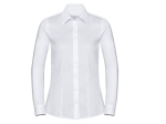 Ladies' long sleeve tailored herringbone shirt