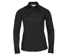 Ladies' long sleeve classic polycotton poplin shirt