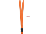 WIDE LANY - Lanyard crochet métal 25mm