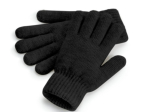 Gants en maille côtelée